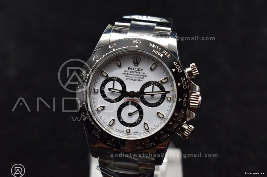 Case Bracelet Dial Lightweight 904L 1:1 SA BTF SS Daytona 116500 Best 732 White Edition and 0103